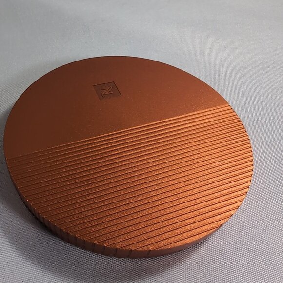 2x Nespresso Barista Limited Collection Coasters Federico Peri Orange Aluminum - Picture 9 of 10